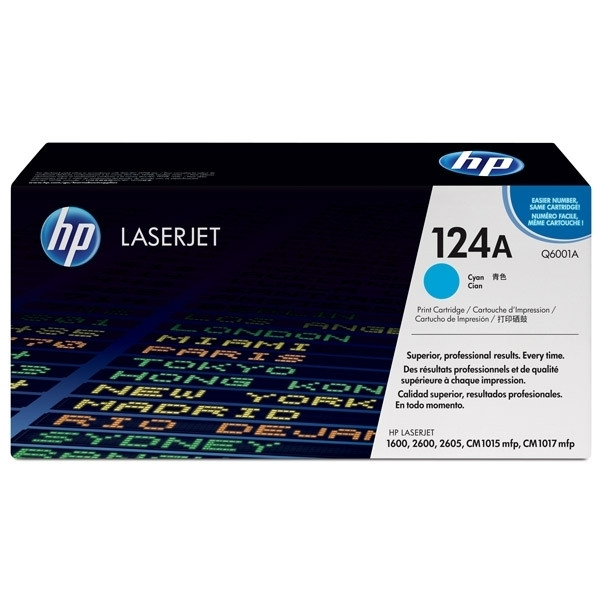 Hp 124a cyn orgl laserjet toner cart