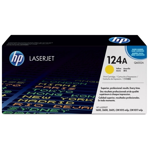 HP 124A (Q6002A) toner amarillo (original) Q6002A 039550 - 1