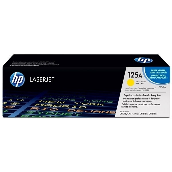 HP 125A (CB542A) toner amarillo (original) CB542A 039808 - 1