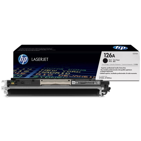 HP 126A (CE310A) toner negro (original) – imagen 2