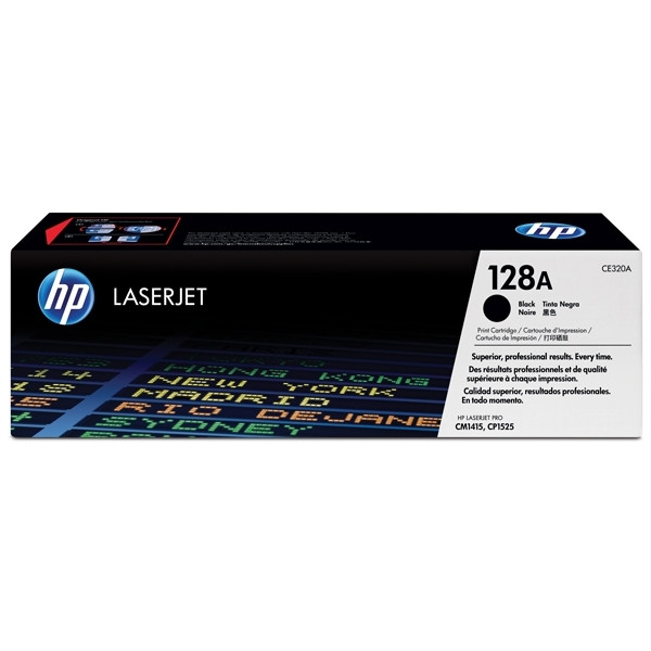 HP 128A (CE320A) toner negro (original) – imagen 2
