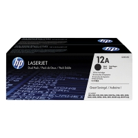 HP 12AD (Q2612AD) toner negro pack doble (original) Q2612AD 054080