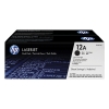 HP 12AD (Q2612AD) toner negro pack doble (original) 054080 - 1