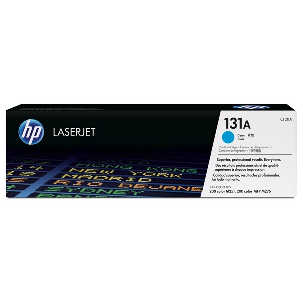 HP 131A (CF211A) toner cian (original) – imagen 2