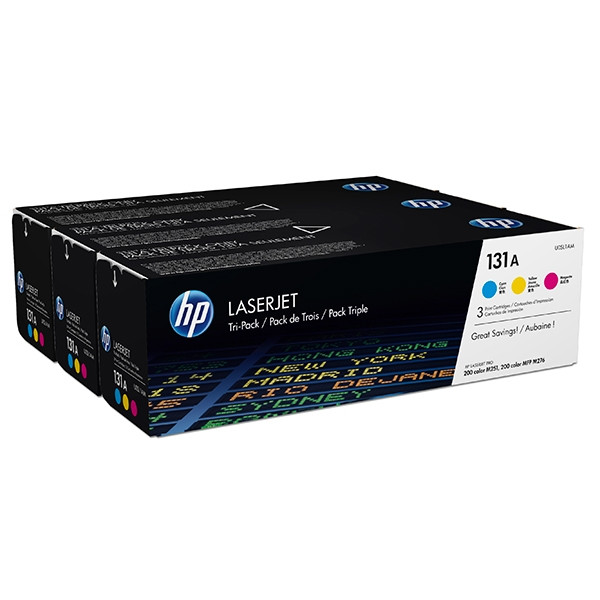 HP 131A multipack cian/magenta/amarillo (original) – imagen 2