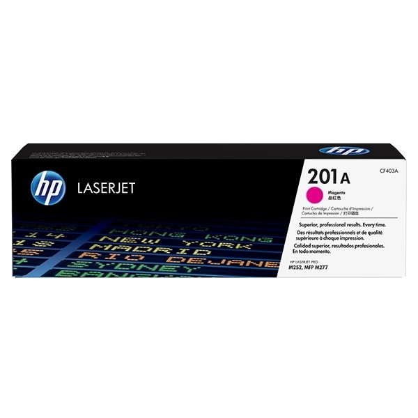 HP 201A (CF403A) toner magenta (original) – imagen 2