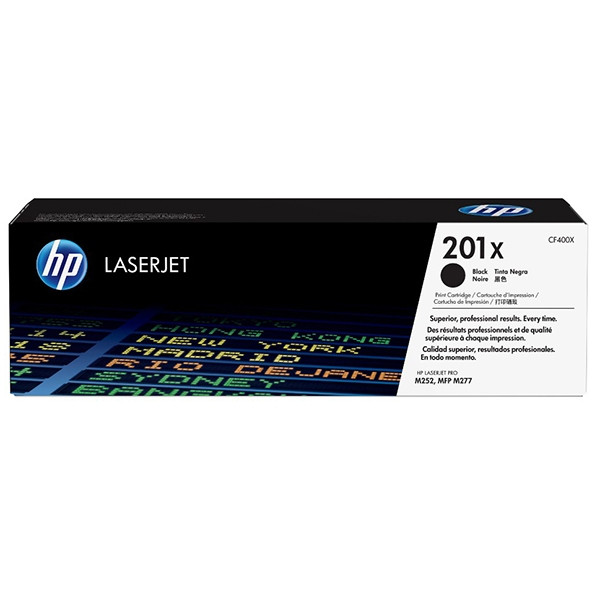 HP 201X (CF400X) toner negro XL (original) CF400X 054856 - 1