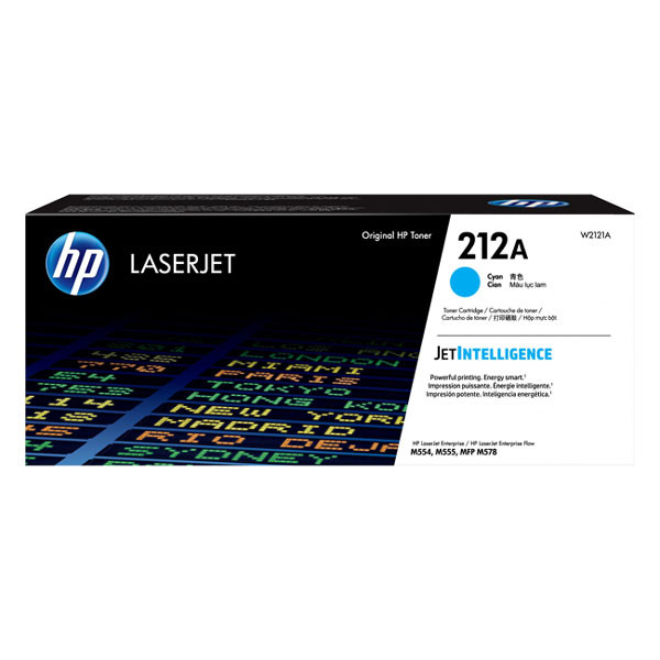 HP 212A (W2121A) toner cian (original) – imagen 2