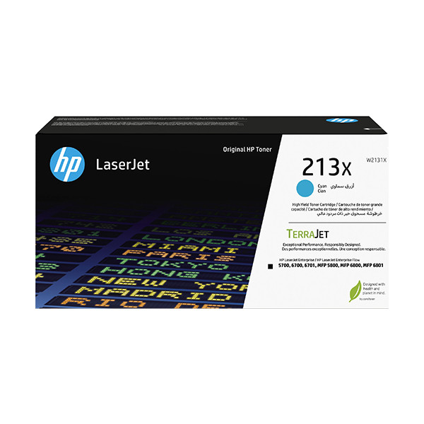 HP 213X (W2131X) toner cian XL (original) W2131X 133038 - 1