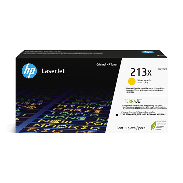 HP 213X (W2132X) toner amarillo XL (original) W2132X 133040 - 1