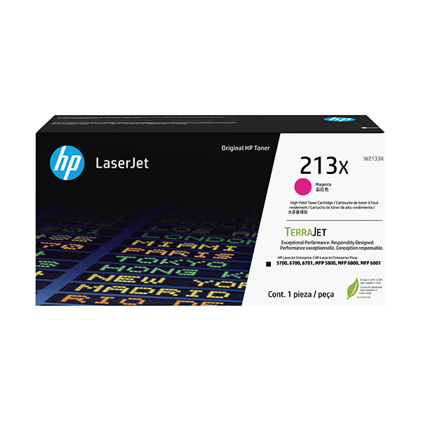 HP 213X (W2133X) toner magenta XL (original) – imagen 2