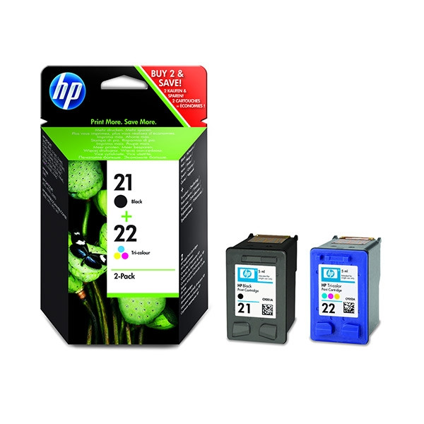 HP 21/ 22 (SD367AE) multipack negro + color (original) SD367AE 044170 - 1