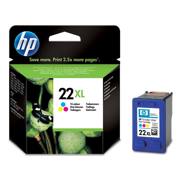 HP 22XL (HP C9352CE) Cartucho de tinta color XL (original) C9352CE 044028 - 1