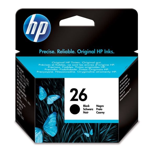 HP 26 Cartucho de tinta negro (HP 51626A) 51626AE 030020 - 1