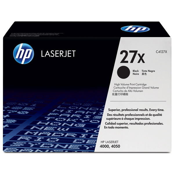 HP 27X (C4127X/EP-52) toner negro XL (original) C4127X 032122 - 1