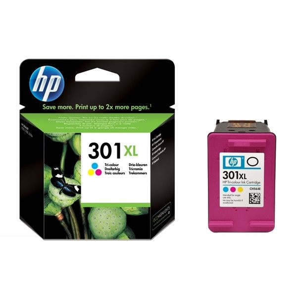 HP 301XL (CH564EE) cartucho de tinta tricolor XL (original) CH564EE 044036 - 1