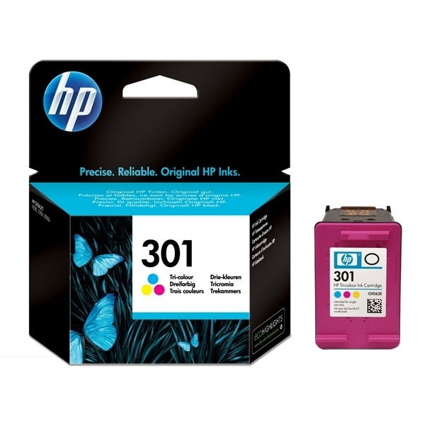 HP 301 (CH562EE) cartucho de tinta tricolor (original) CH562EE 044032 - 1