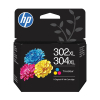 HP 302XL/304XL (B7RT8AE) Cartucho de tinta a color XL (original) 055634 - 1