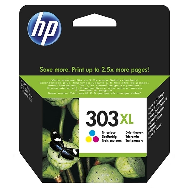 HP 303XL (T6N03AE) cartucho de tinta tricolor XL (original) T6N03AE 055188 - 1