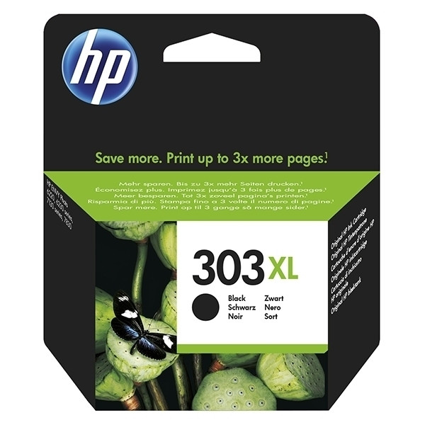 HP 303XL (T6N04AE) cartucho de tinta negro XL (original) T6N04AE 055184 - 1