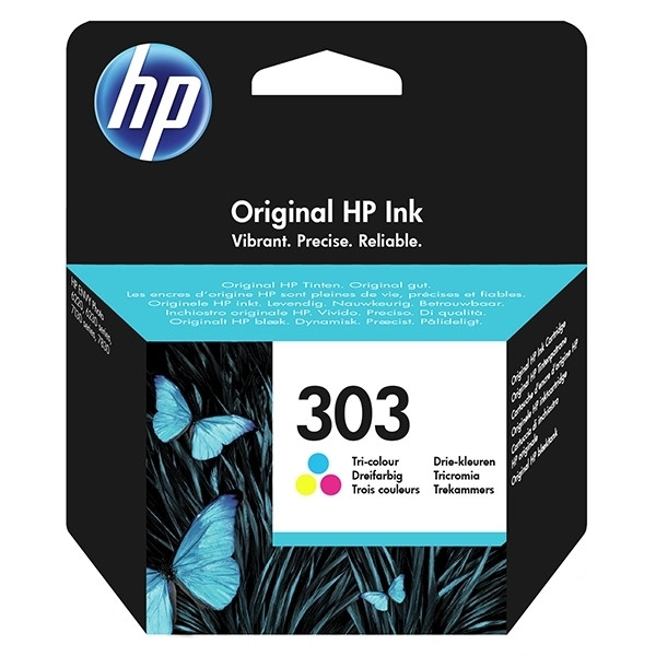 HP 303 (T6N01AE) cartucho de tinta tricolor (original) T6N01AE 055186 - 1