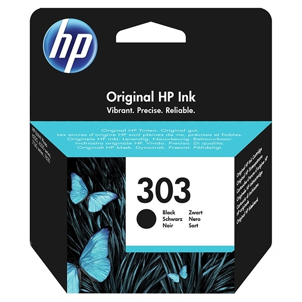 HP 303 (T6N02AE) cartucho de tinta negro (original) T6N02AE 055182 - 1
