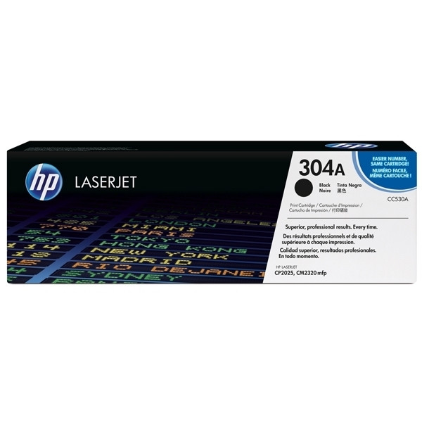 HP 304A (CC530A) toner negro (original) CC530A 039822 - 1