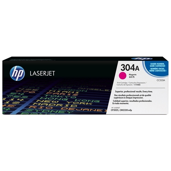 HP 304A (CC533A) toner magenta (original) – imagen 2