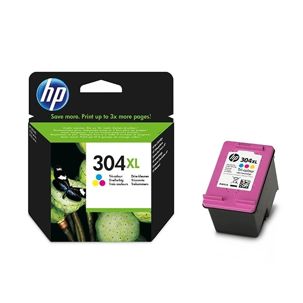 HP 304XL (N9K07AE) cartucho de tinta tricolor XL (original) N9K07AE 030686 - 1