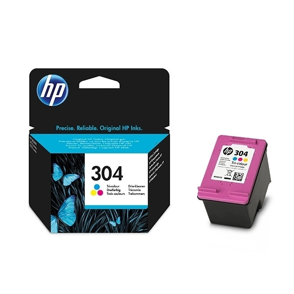 HP 304 (N9K05AE) cartucho de tinta tricolor (original) N9K05AE 030684 - 1