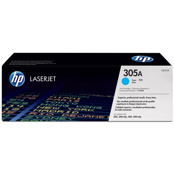 HP 305A (CE411A) toner cian (original) CE411A 054060 - 1