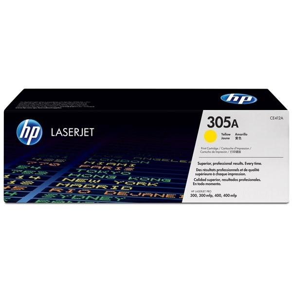 HP 305A (CE412A) toner amarillo (original) CE412A 054062 - 1