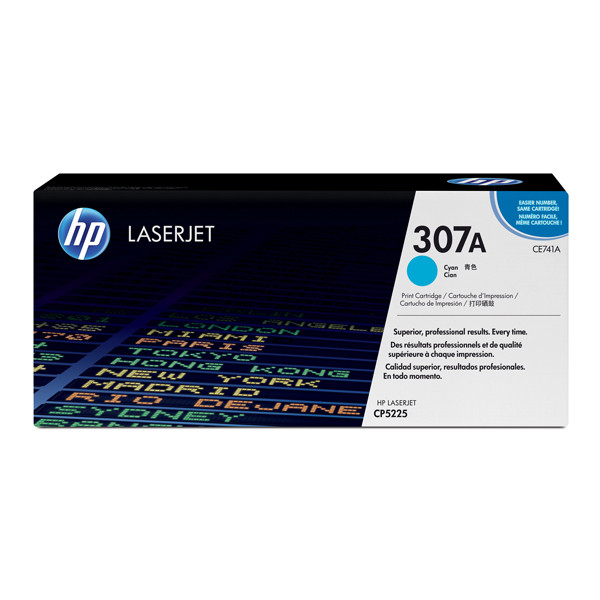 HP 307A (CE741A) toner cian (original)