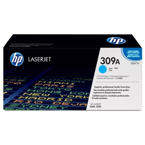 HP 309A (Q2671A) toner cian (original) Q2671A 039320 - 1