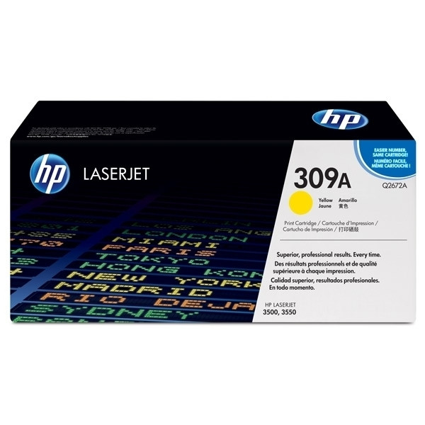 HP 309A (Q2672A) toner amarillo (original) Q2672A 039330 - 1