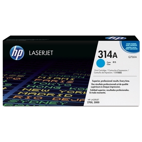 HP 314A (Q7561A) toner cian (original) Q7561A 039565 - 1