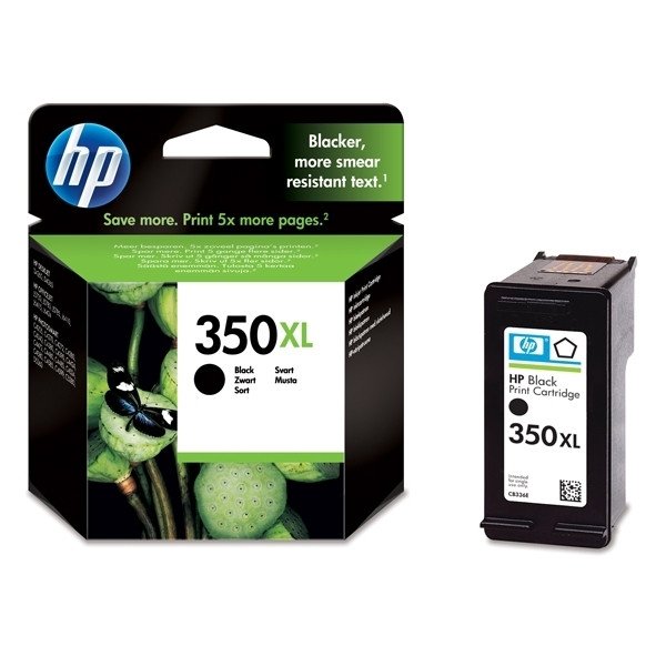 HP 350XL (CB336EE) cartucho de tinta negro XL (original) CB336EE 030860 - 1