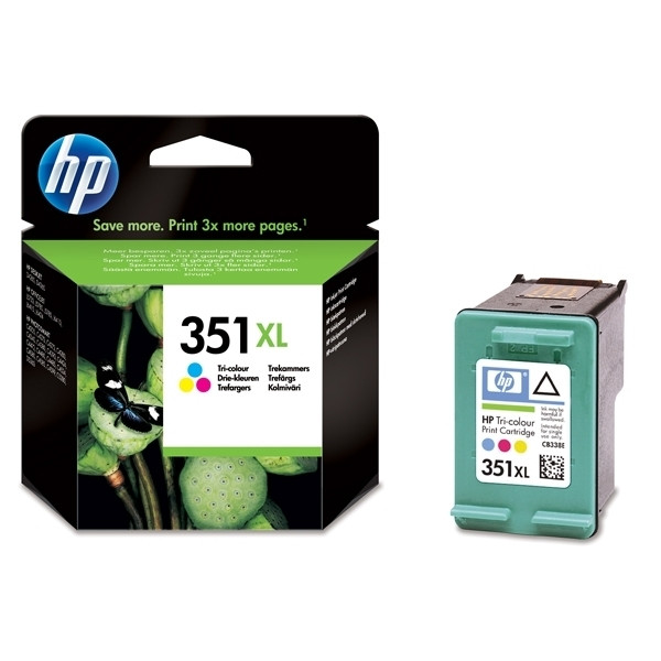 HP 351XL (CB338EE) cartucho de tinta tricolor XL (original) CB338EE 030870 - 1