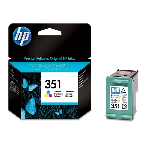 HP 351 (CB337EE) cartucho de tinta tricolor (original) CB337EE 030865 - 1