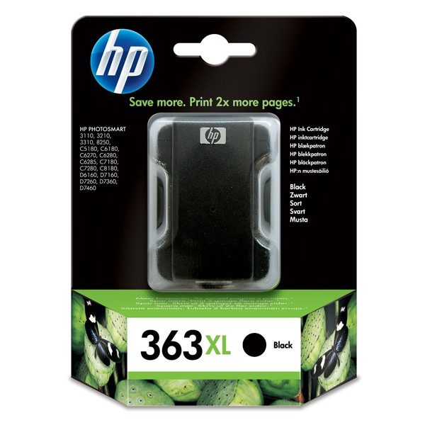 HP 363 (C8719EE) cartucho negro alta capacidad (original) C8719EE 031770 - 1