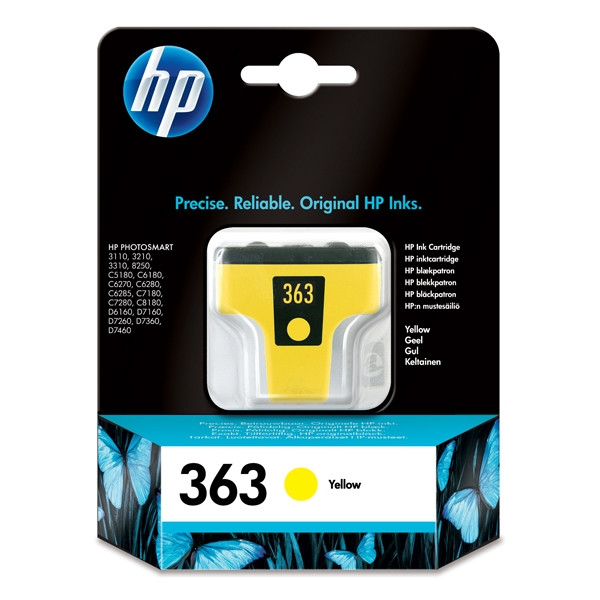 HP 363 (C8773EE) cartucho de tinta amarillo (original) C8773EE 031785 - 1