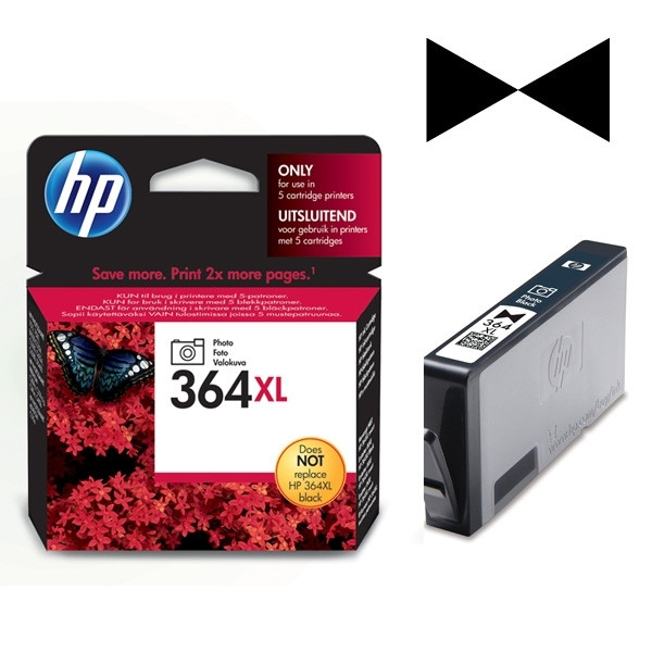 HP 364XL (CB322EE) cartucho de tinta negro foto XL (original) CB322EE 031870 - 1