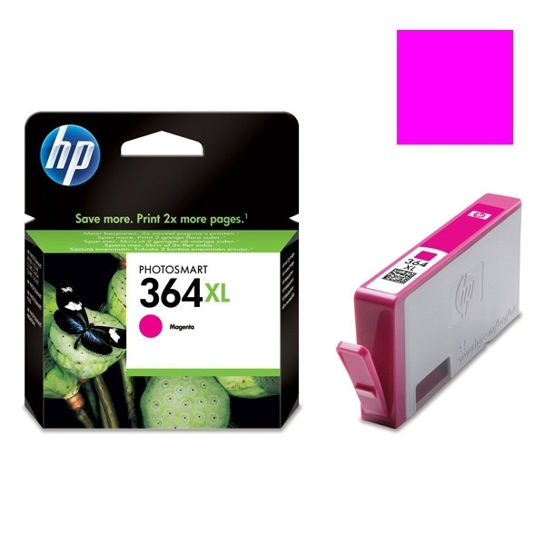 HP 364XL (CB324EE) cartucho de tinta magenta XL (original) CB324EE 031878 - 1
