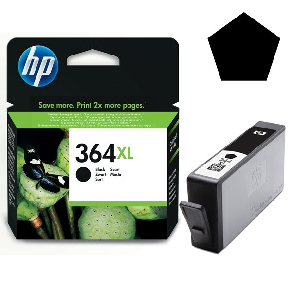 HP 364XL (CN684EE) cartucho de tinta negro XL (original) CN684EE 044104 - 1