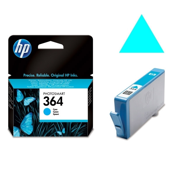 HP 364 (CB318EE) cartucho de tinta cian (original) CB318EE 031872 - 1