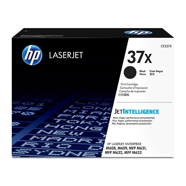HP 37X (CF237X) toner negro XL (original) – imagen 2