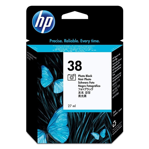 HP 38 (C9413A) cartucho negro foto (original)