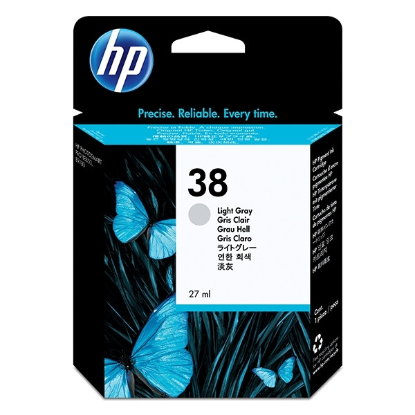 HP 38 (C9414A) cartucho gris claro (original)