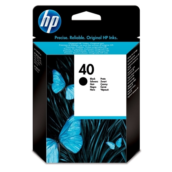 HP 40 (51640AE) cartucho de tinta negro (original) 51640AE 030050 - 1