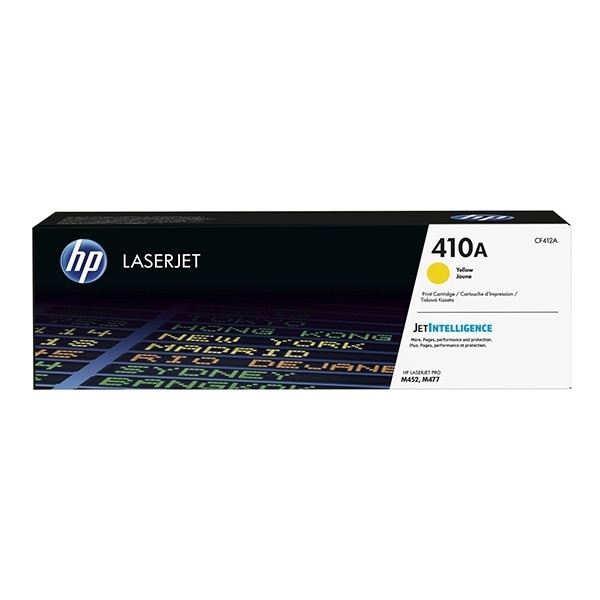 HP 410A (CF412A) toner amarillo (original) – imagen 3
